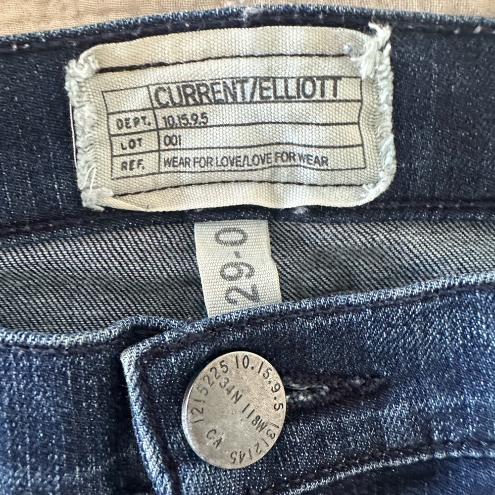 Current/Elliott Indigo Denim Jeans